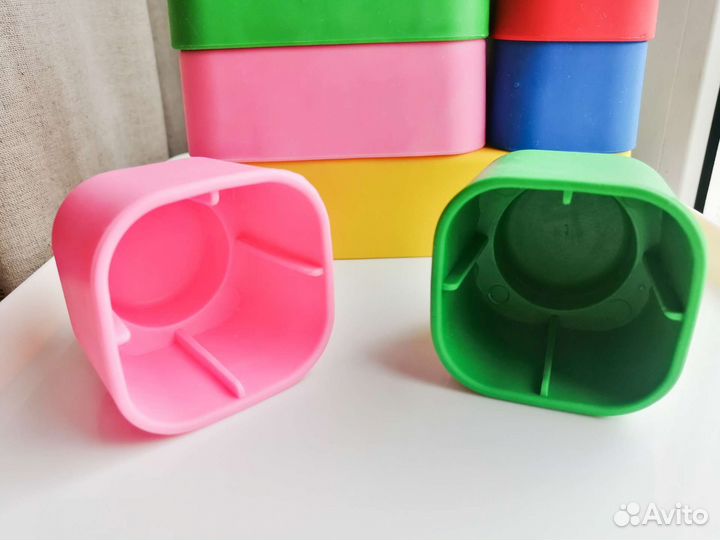 Мягкие кирпичики конструктор для малышей