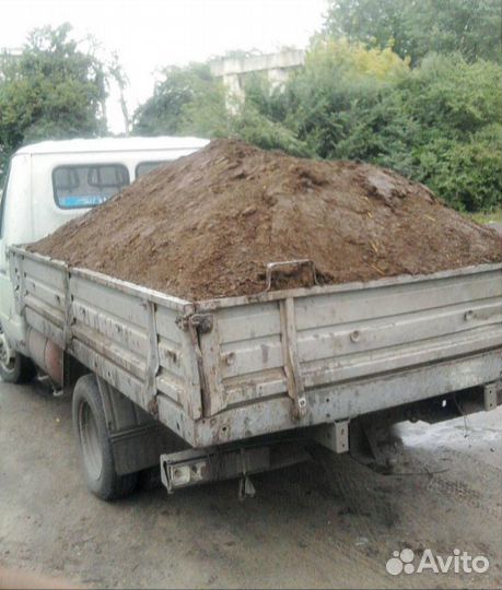 Перегной, навоз, чернозём щебень, песок