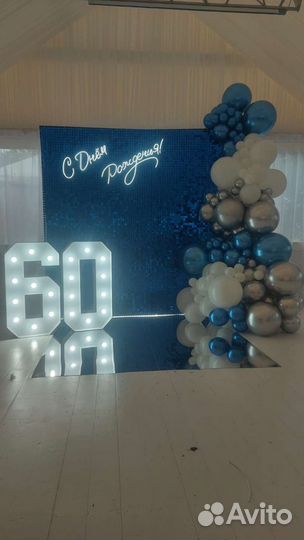 Фотозона для мужчины на юбилей