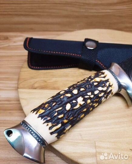 Нож охотничий Лев. Сталь 65X1З. Новый