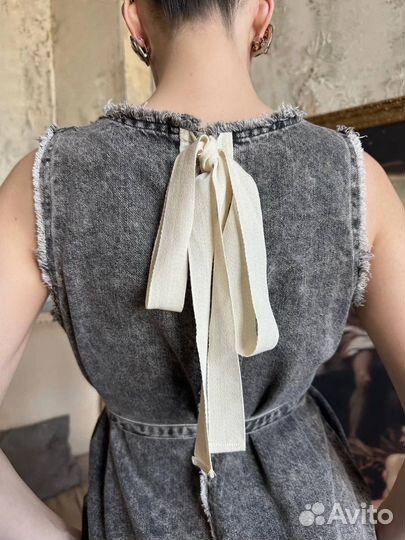 Платья джинсовые