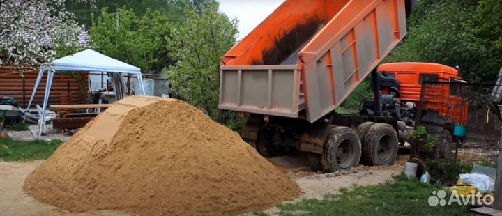 Песок крупный