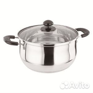 Кастрюля + крышка SA-P1022 (4,5) 22см нерж