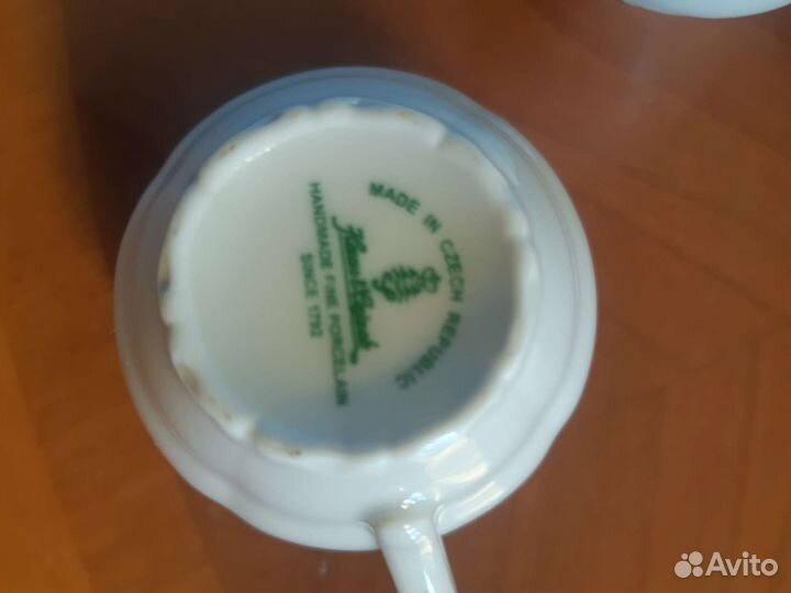 Кофейный фарфоровый на 6 персон сервиз Греция