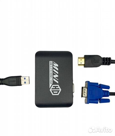 Внешняя видеокарта USB 3.0 1920 x 108 на hdmi VGA