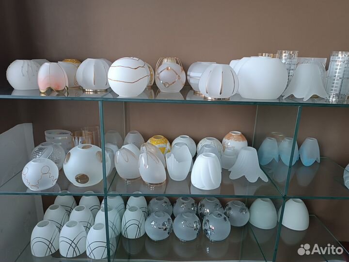 Плафон для люстр, бра, ламп настольных, торшеров