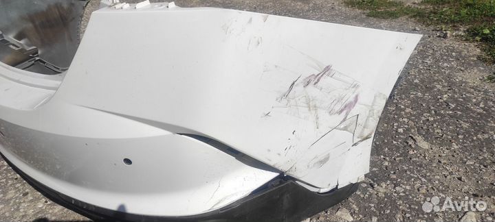 Бампер задний хёндай солярис 2 (рестайлинг)