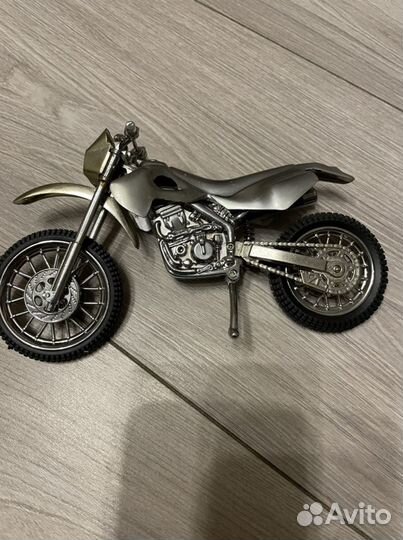 Зажигалка мотокросс металл 1999 год