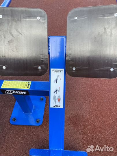 Уличный тренажер гиперэкстензия-пресс AVU025