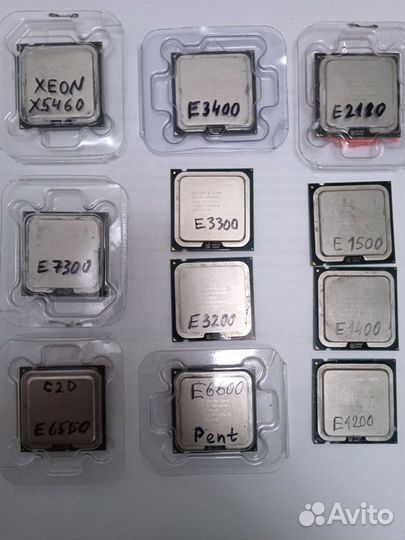 Процессоры сокет 775 Core 2 Duo E6550 и другие