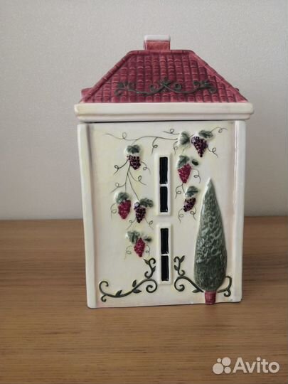 Домик керамический - шкатулка 