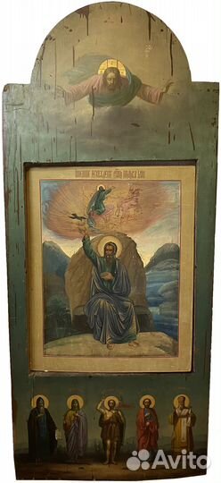 Храмовая икона Рама Пантократор 19 век