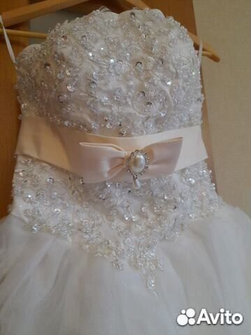 Платье свадебное новое оазмер 44-46