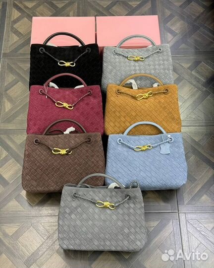 Bottega veneta сумка натуральная замша