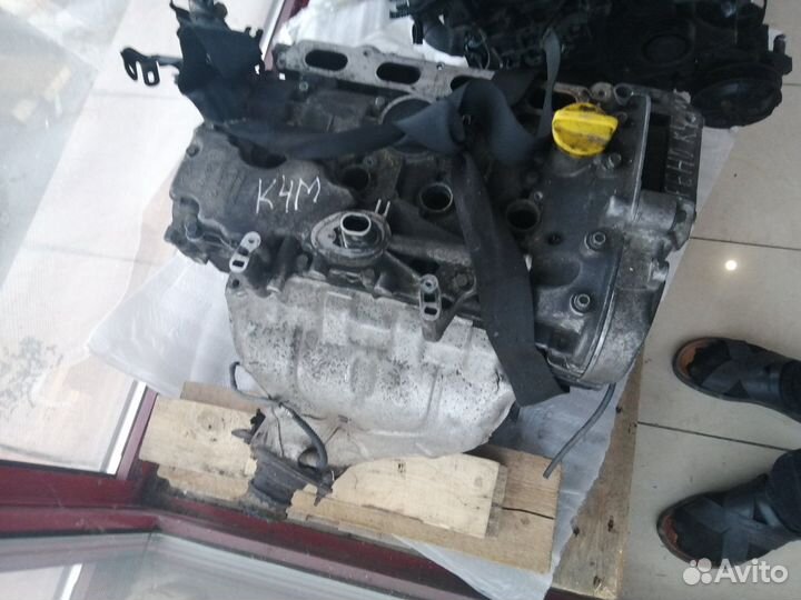 Контрактный двигатель Рено K4M 1.6 бензин