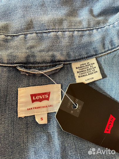 Рубашка мужская джинсовая Levi'S (оригинал)