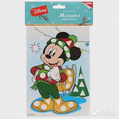 Новогодняя мозаика Disney "Микки Маус" Кмд-040