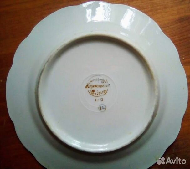 Тарелки фарфор Коростень, Дулёво