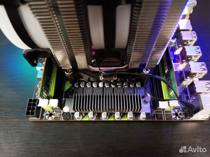Игровой 8 ядер Xeon E5-2640v2 / X79G / 16Gb