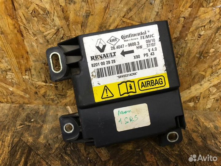 Блок SRS Renault Logan седан 1 2011