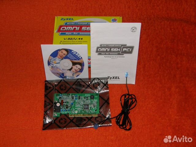 Модем Zyxel Omni 56K PCI