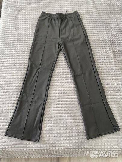 Кожаные брюки женские