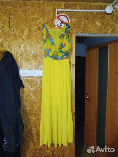Платье летнее в пол 48