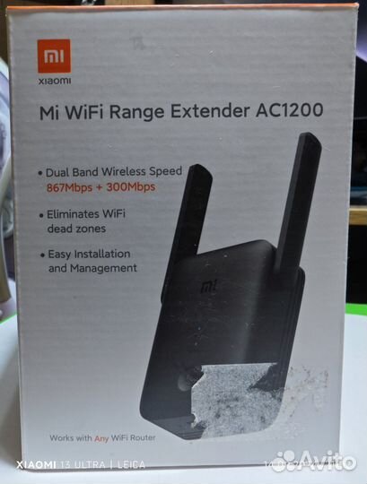 Усилитель сигнала Xiaomi Mi Range Extender AC1200