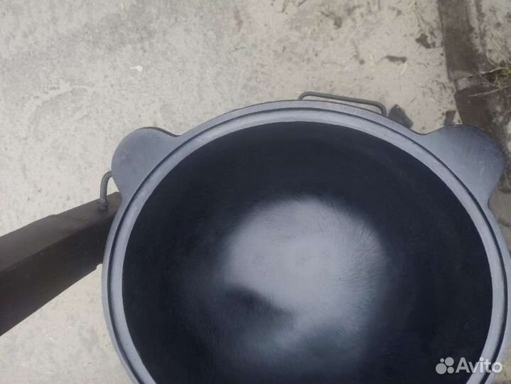 Казан узбекский 12 л с печью трубой (артикул 2725)