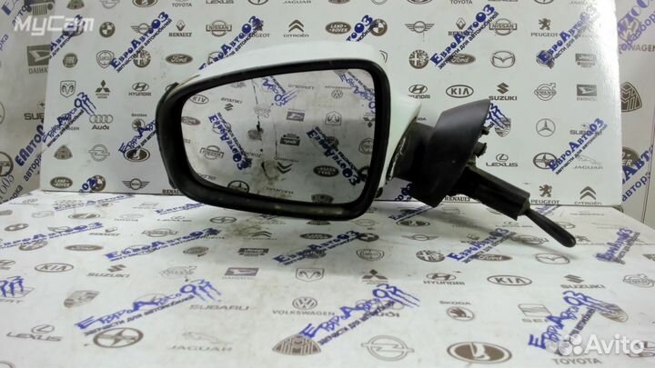 Зеркало левое механическое (большое) Renault Sande