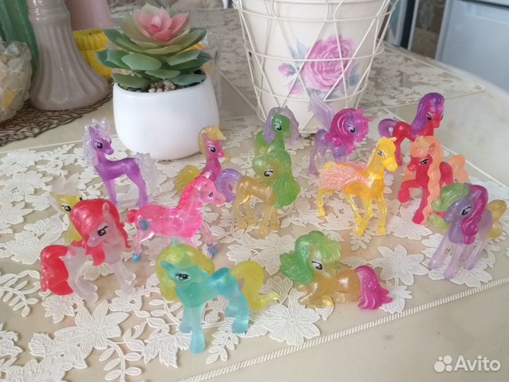 Наборы игрушек (пони, котики, сова)