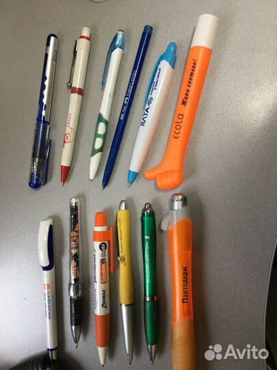 Ручки для письма с логотипами