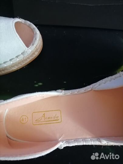 Эспадрильи женские 41 размер