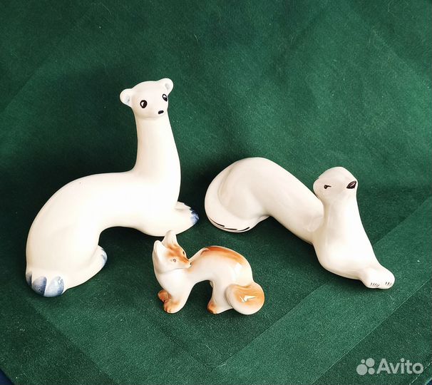 Фарфоровые статуэтки лфз, зик