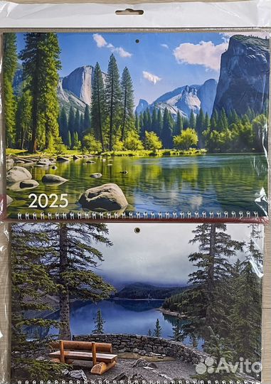 Календари настенные, квартальные, 12-листовые от