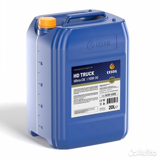 Моторное масло exsoil HD truck Ultra CK 10W-30