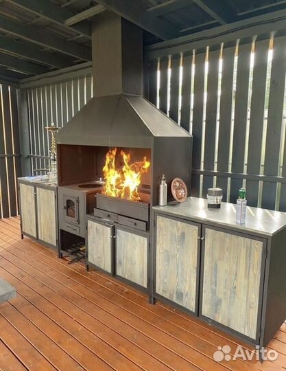 Мангальный комплекс в беседку