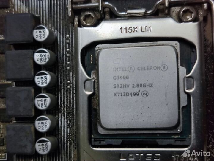 Связка asus b250 mining expert/g3900/4Gb на19карт