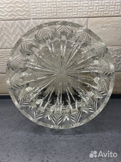 Ваза хрустальная для фруктов