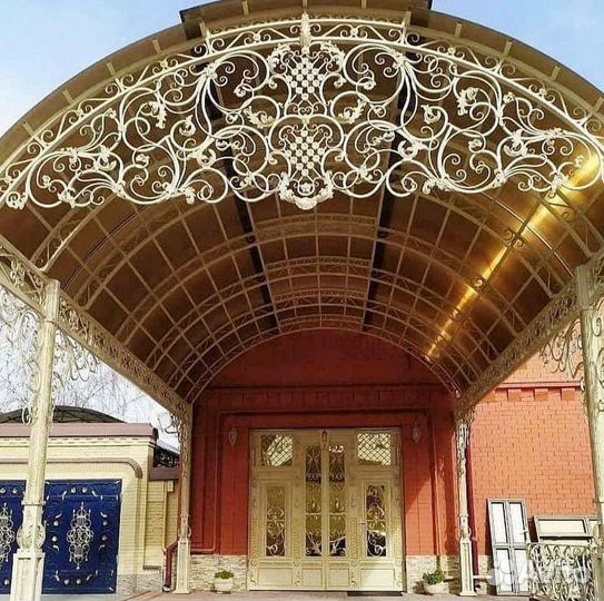 Навесы кованные