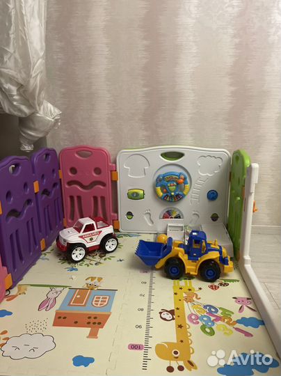 Пластиковый детский забор игровой манеж