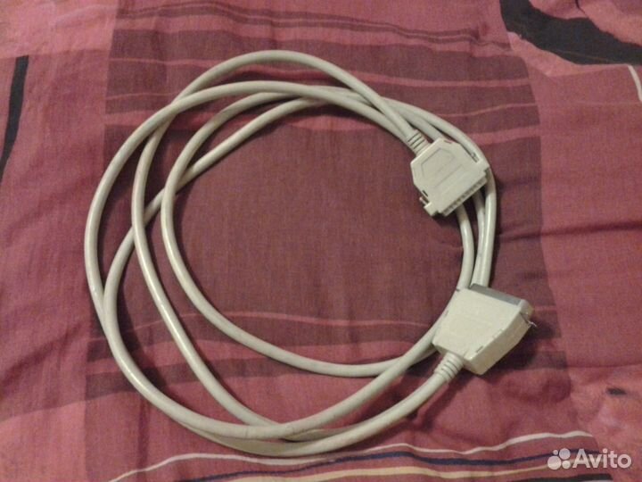 Провода от принтера и компьютера старого образца