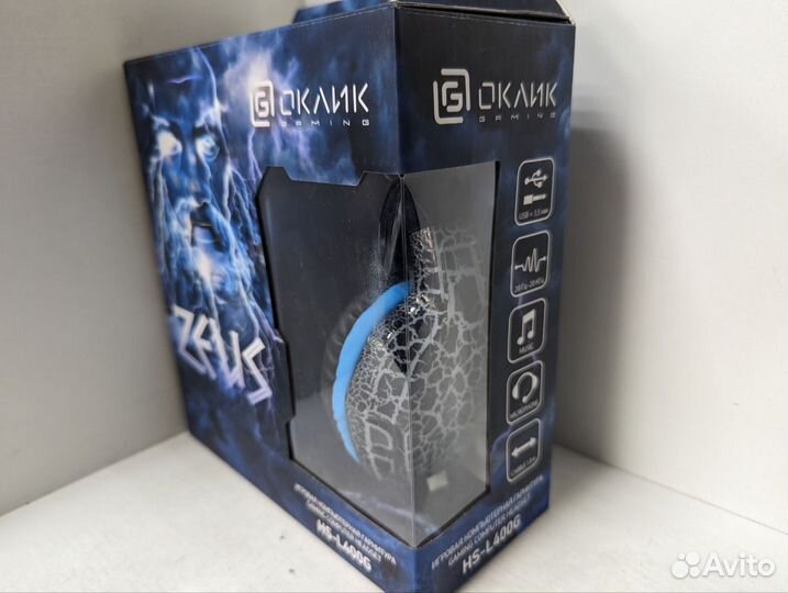 Наушники Проводные Накладные Oklick HS-L400G