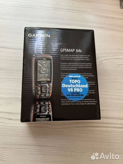 Garmin GpsMap 64s в упаковке состояние ноаого