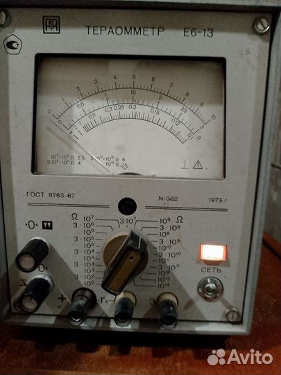 Тераомметр Е6-13