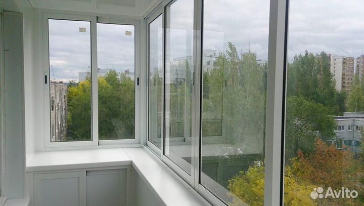 Окно алюминиевое раздвижное 2870*1450