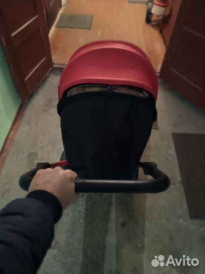 Детский велосипед трехколесный с ручкой