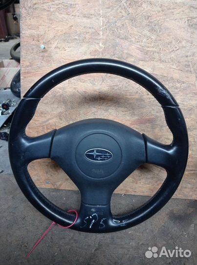 Руль subaru forester sg 02-08 год