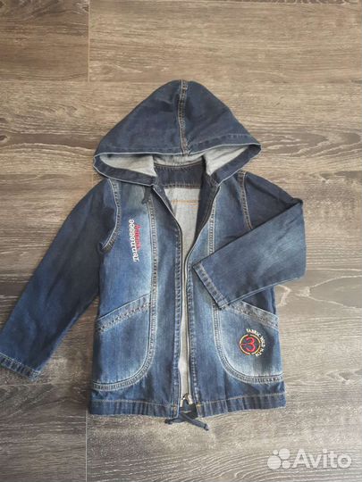 Джинсовая куртка для мальчика 116