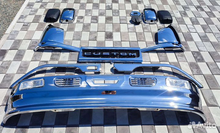 Хром mitsubishi canter